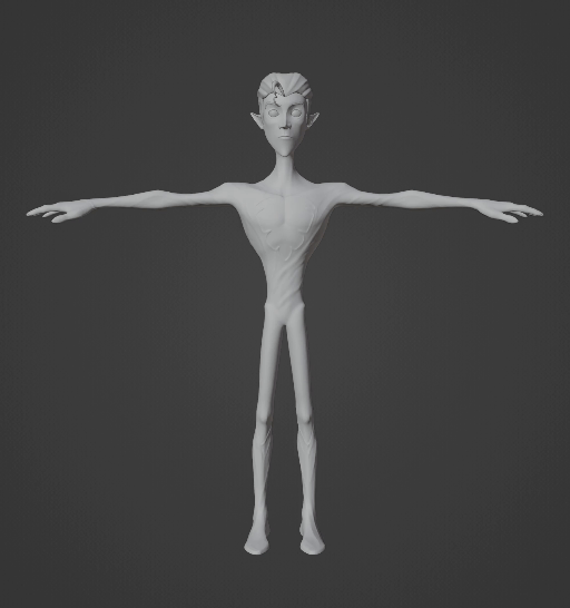 Final sculpt turnaround